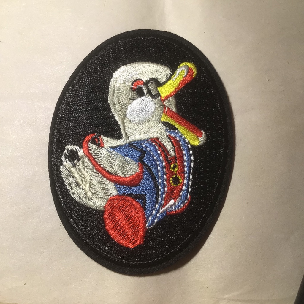 Dapper Duck Iron On Patch